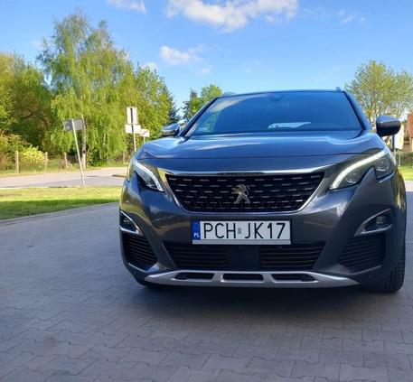 Peugeot 5008 cena 93800 przebieg: 188000, rok produkcji 2018 z Chodzież małe 466